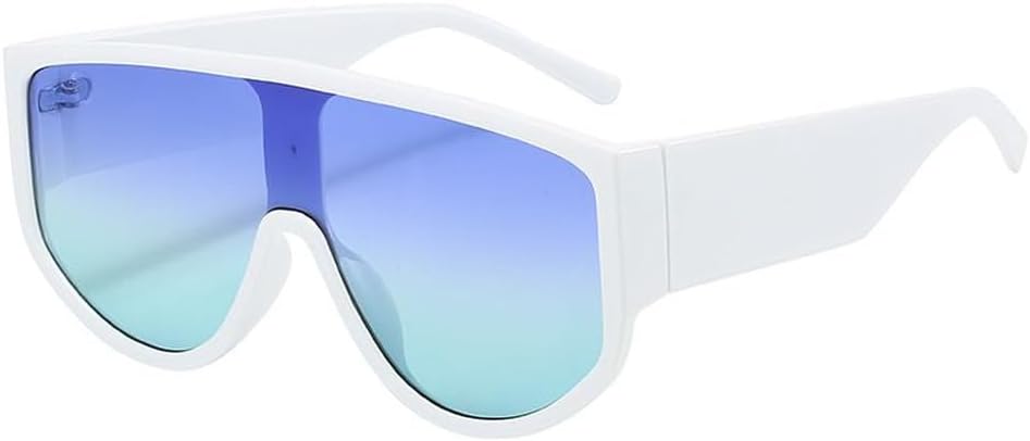 

Цельные солнцезащитные очки для мужчин и женщин, модные без оправы в стиле панк, разноцветные, мужские солнцезащитные очки, модные женские солнцезащитные очки с защитой от УФ-излучения UV400 TVTBBVV, 7