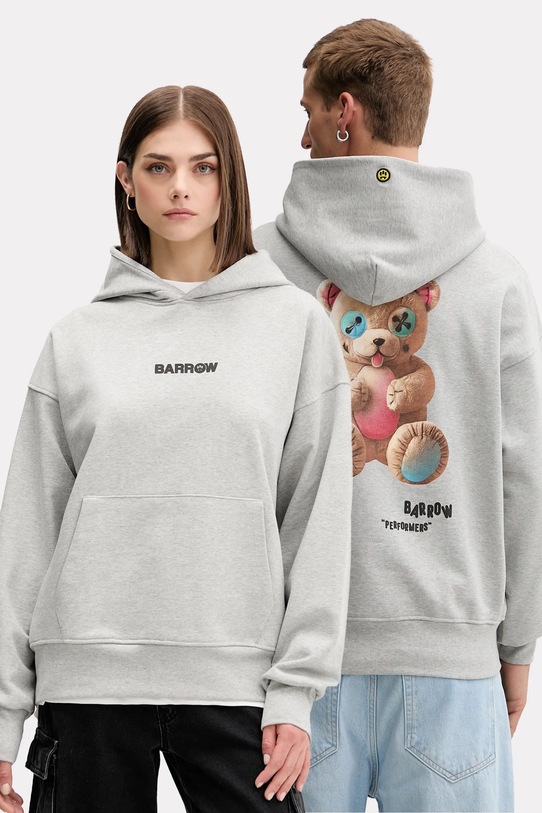 

Хлопковая толстовка Barrow, серый