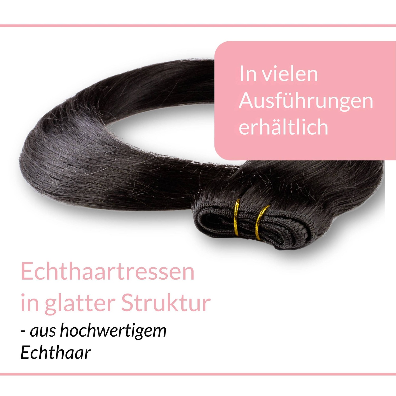 Накладные волосы tresse extensions echthaar #5/0 hellbraun 100g Hair2Heart, 40cm, количество 1 шт. — фото 3