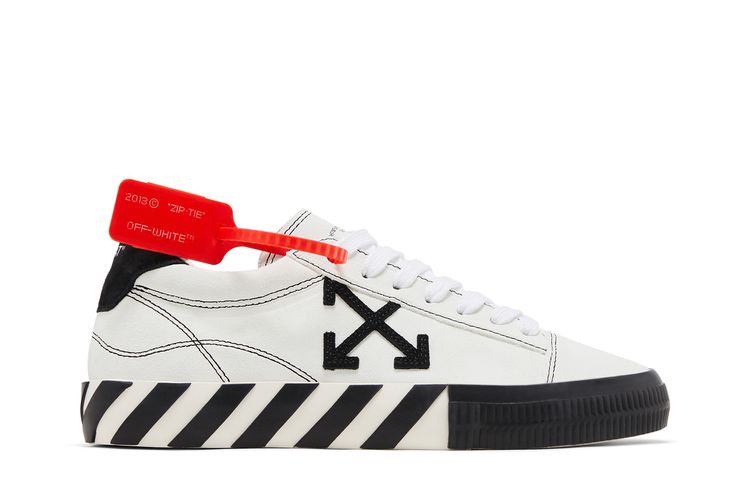 Кроссовки Off-White Wmns Arrow Vulcanized Low 'White Black', белый