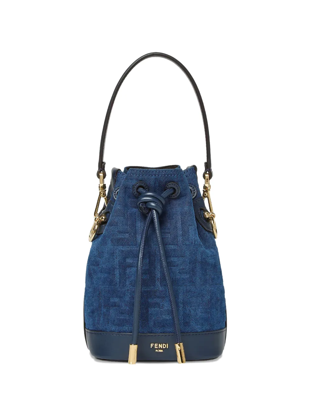 

Сумка-ведро Mon Tresor с логотипом Fendi, синий
