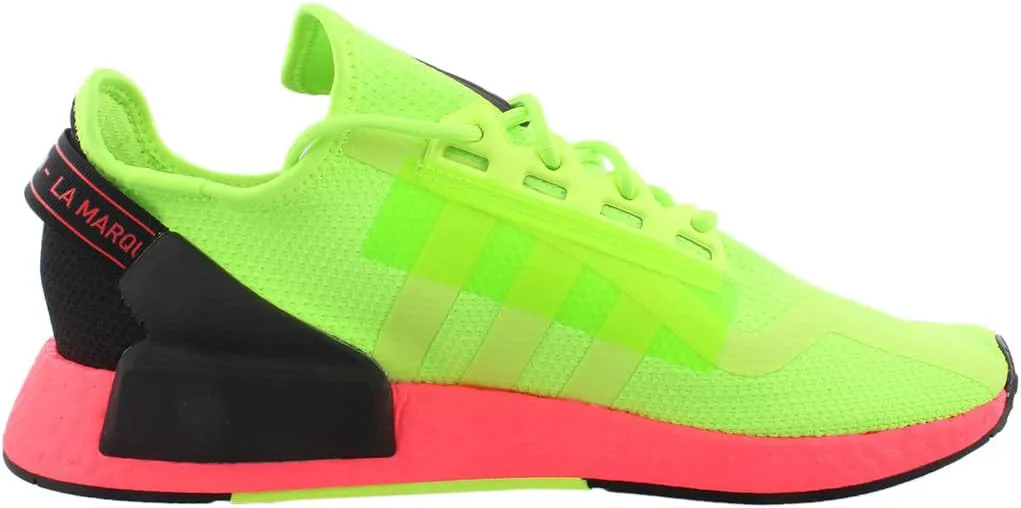 Мужские кроссовки Adidas NMD R1.V2, зеленый/розовый — фото 3