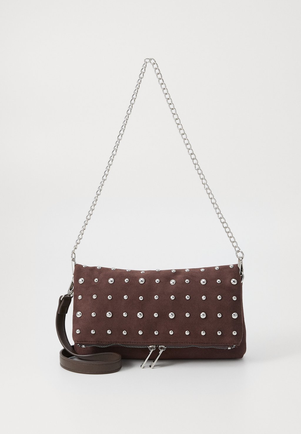 

Клатч FAUX SUEDE STUDDED - Handbag Even&Odd, коричневый