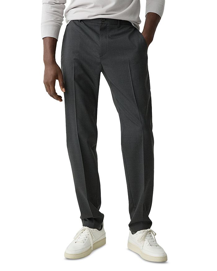 

Брюки "Curtis" на шнурке из ткани Motion Wool Theory, черный