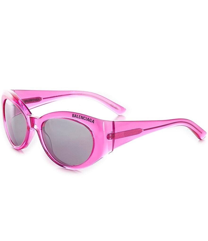 

Balenciaga Женские овальные солнцезащитные очки BB0267S 57 мм, розовый