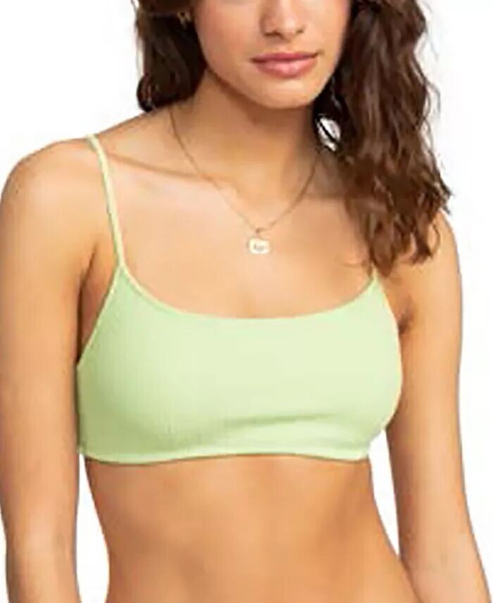 Юниорский купальник бикини Aruba Bralette Bralette Roxy, зеленый