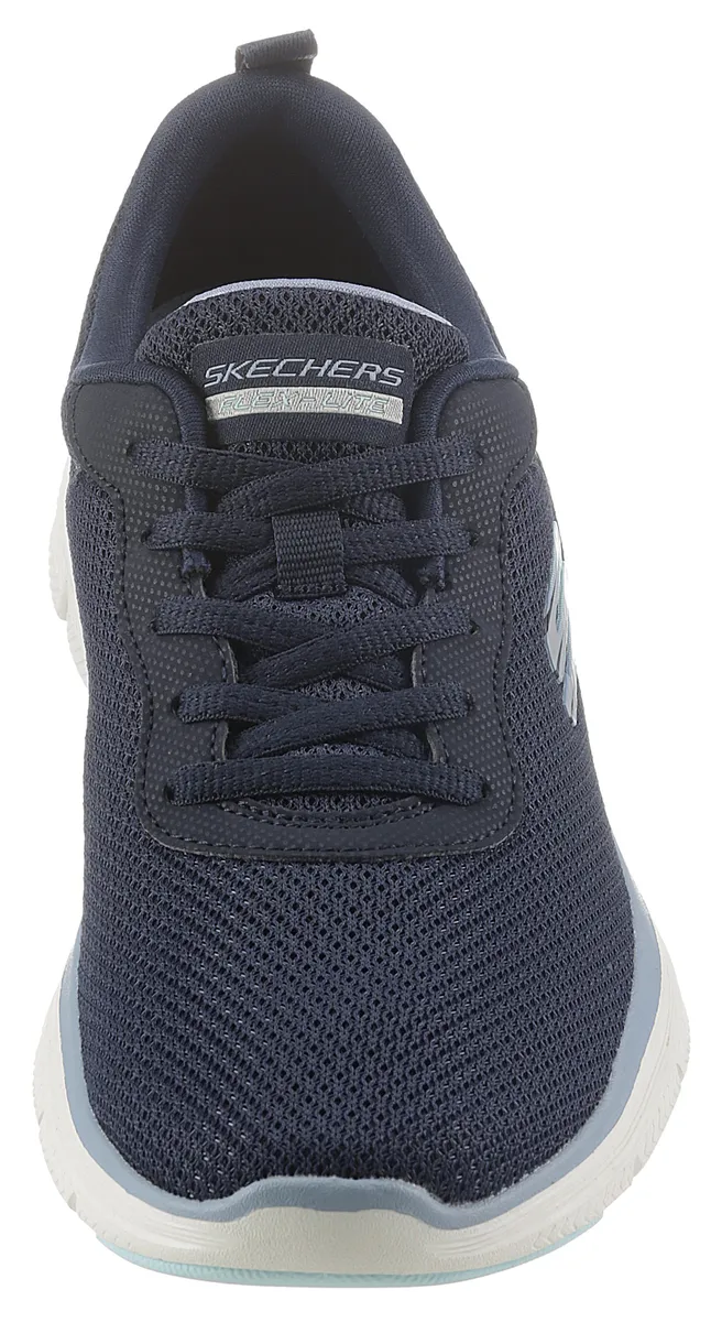 Кроссовки Skechers "FLEX APPEAL 4.0 BRILLINAT VIEW", с пеной с эффектом памяти с воздушным охлаждением, повседневная обувь, полуботинки, туфли на шнуровке, цвет морской волны — фото 4