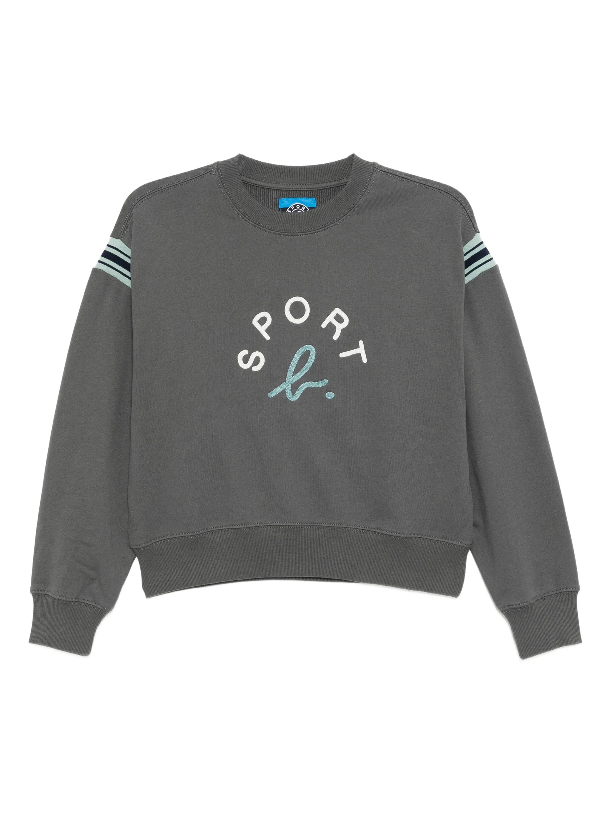 

Укороченная толстовка Sport B. By Agnès B., серый