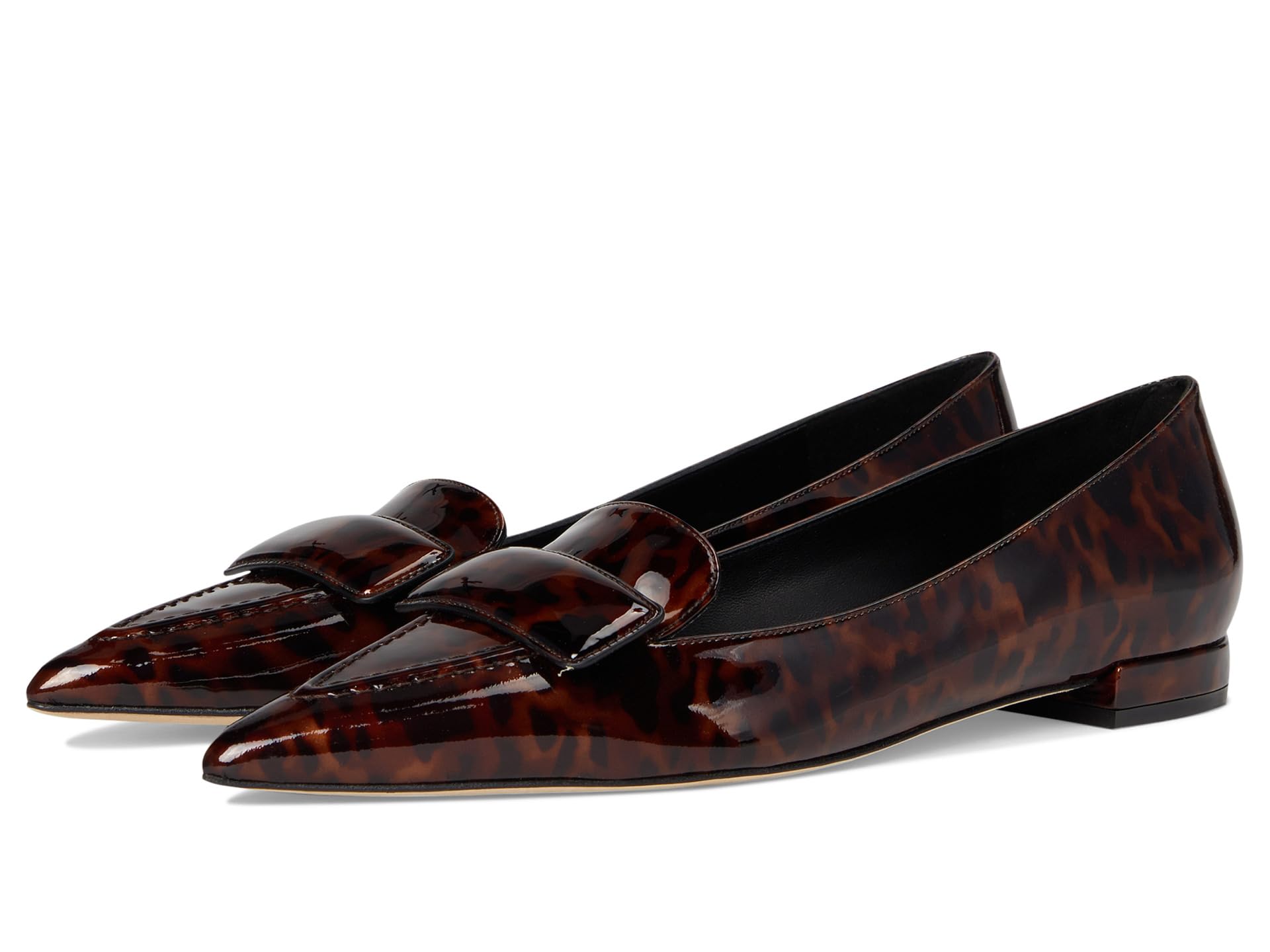 Балетки Stuart Weitzman Sovinnie Flat, темно-коричневый