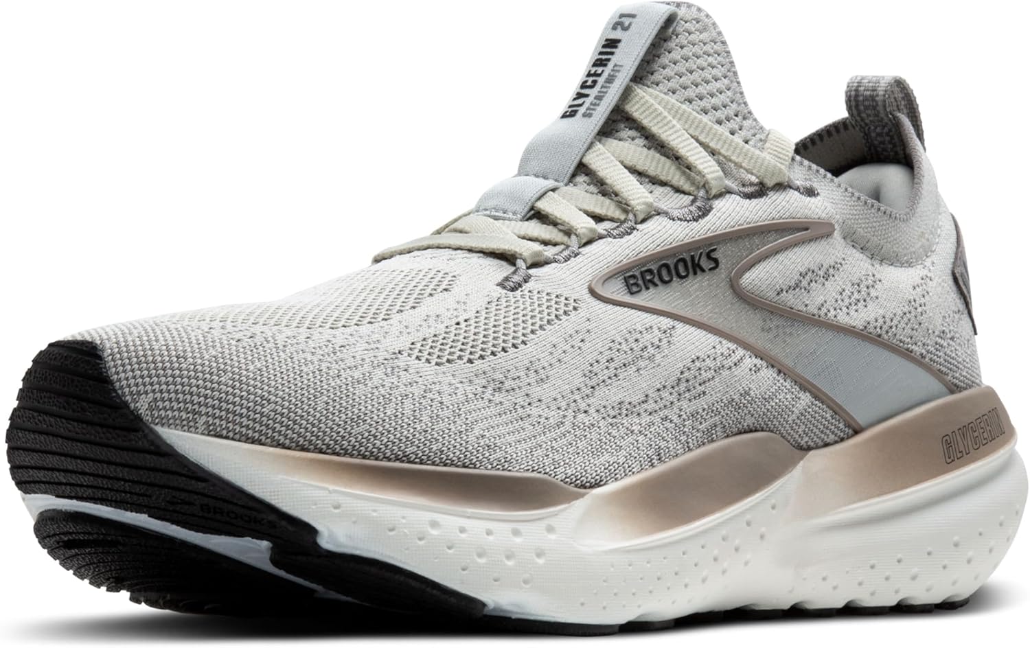 

Мужские кроссовки Brooks Glycerin Stealthfit 21 нейтральные для бега, серый