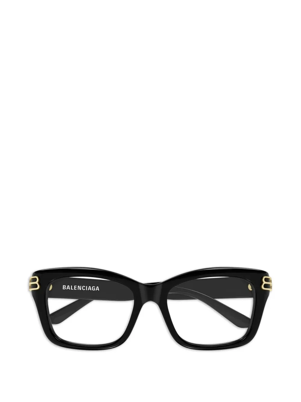 Очки в квадратной оправе Balenciaga Eyewear, черный