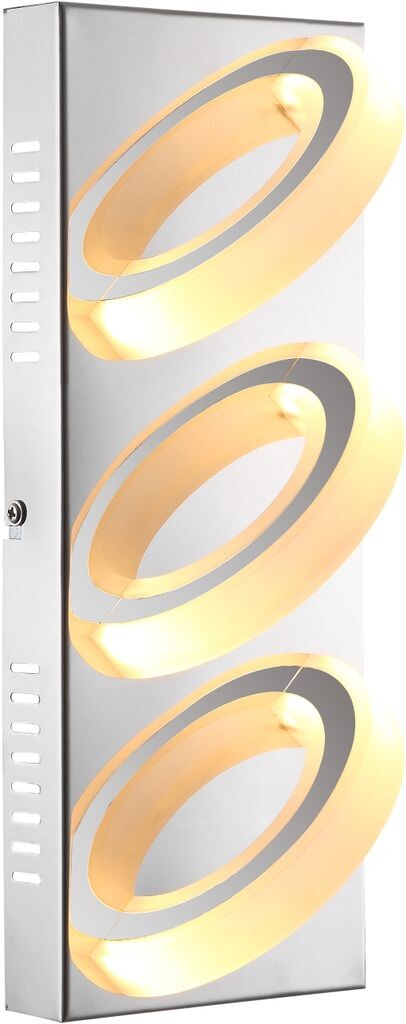 

Настенный светильник Globo Mangue хром, 3xLED; 67062-3 Globo Lighting, серебро