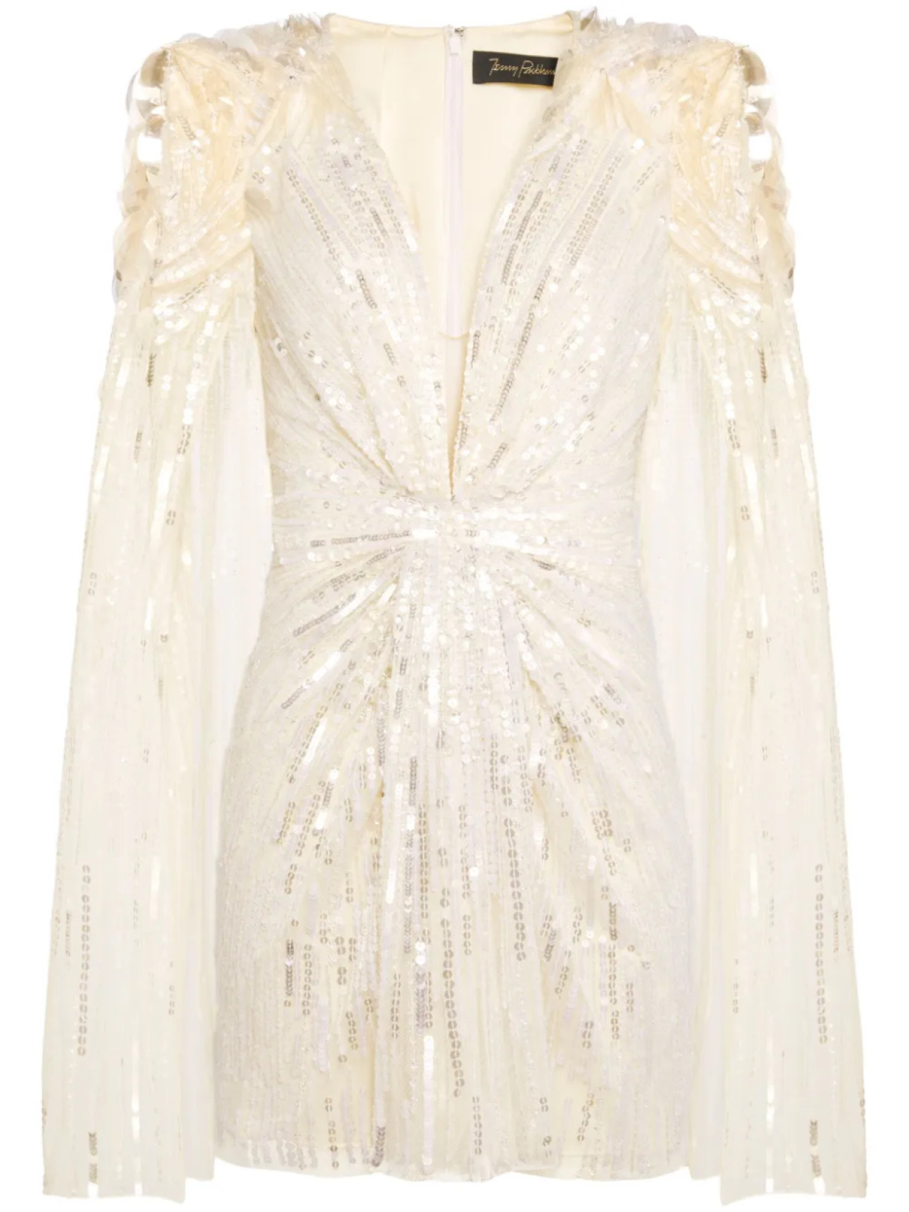 

Jenny Packham Honey мини-платье, белый