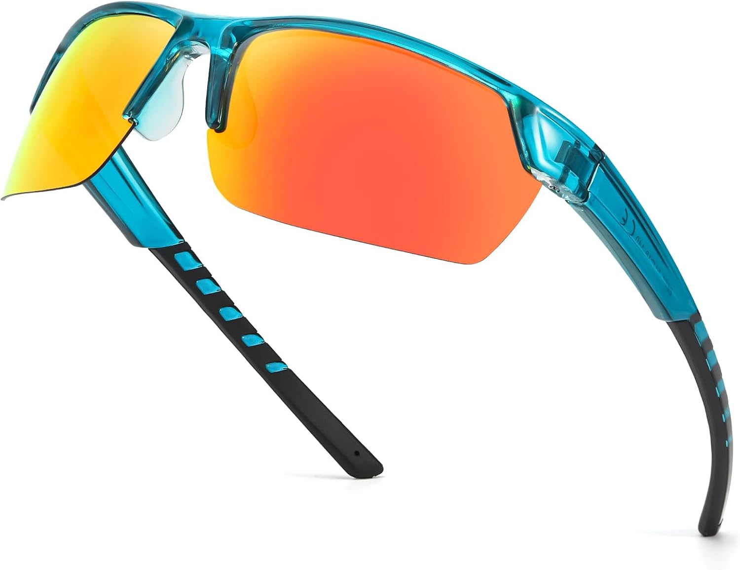 

Женские солнцезащитные очки для бега TJUTR, поляризованные, обтекаемой формы, с защитой от УФ-излучения UV400, для занятий спортом, велоспортом, гольфом, TS3080, A9 Clear Blue/Red