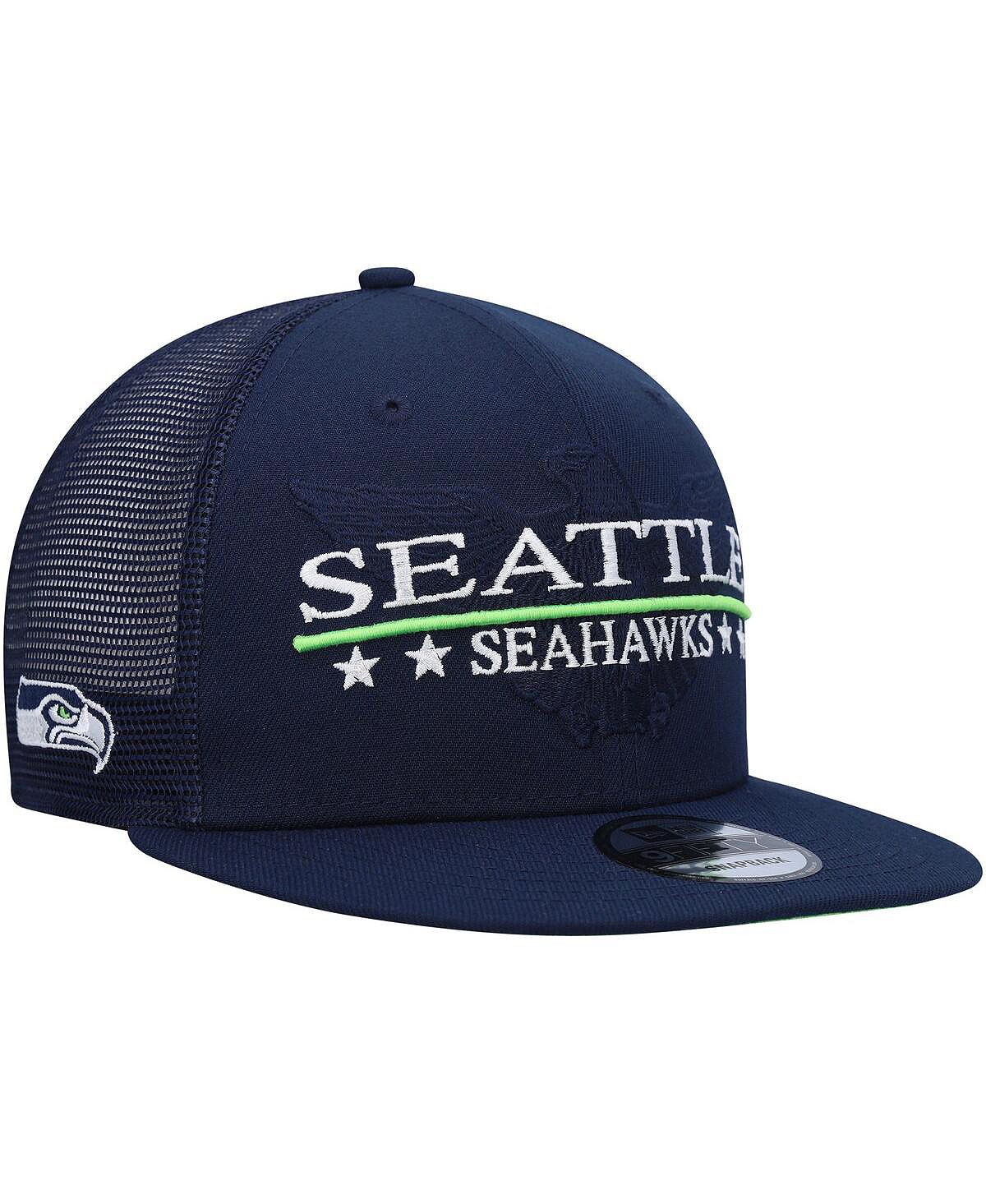 

Мужская темно-синяя бейсболка Seattle Seahawks Totem 9FIFTY Snapback New Era