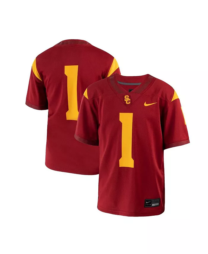 Футбольная реплика джерси USC Trojans Untouchable для мальчиков и девочек дошкольного возраста Nike — фото 2