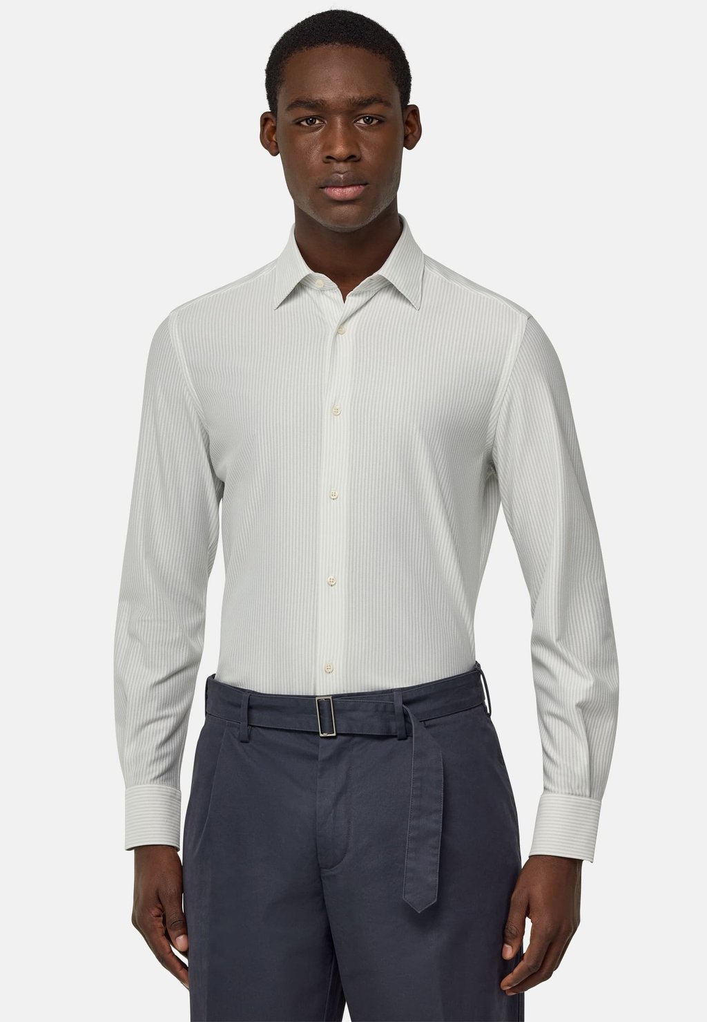 

Официальная рубашка REGULAR FIT JAPANESE Boggi Milano, светло-серый
