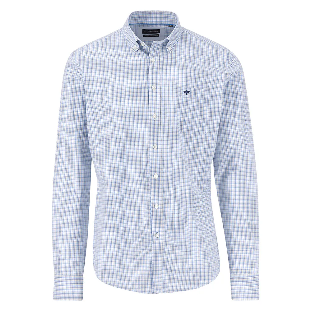 

Рубашка Fynch Hatton Small Combi Check, синий