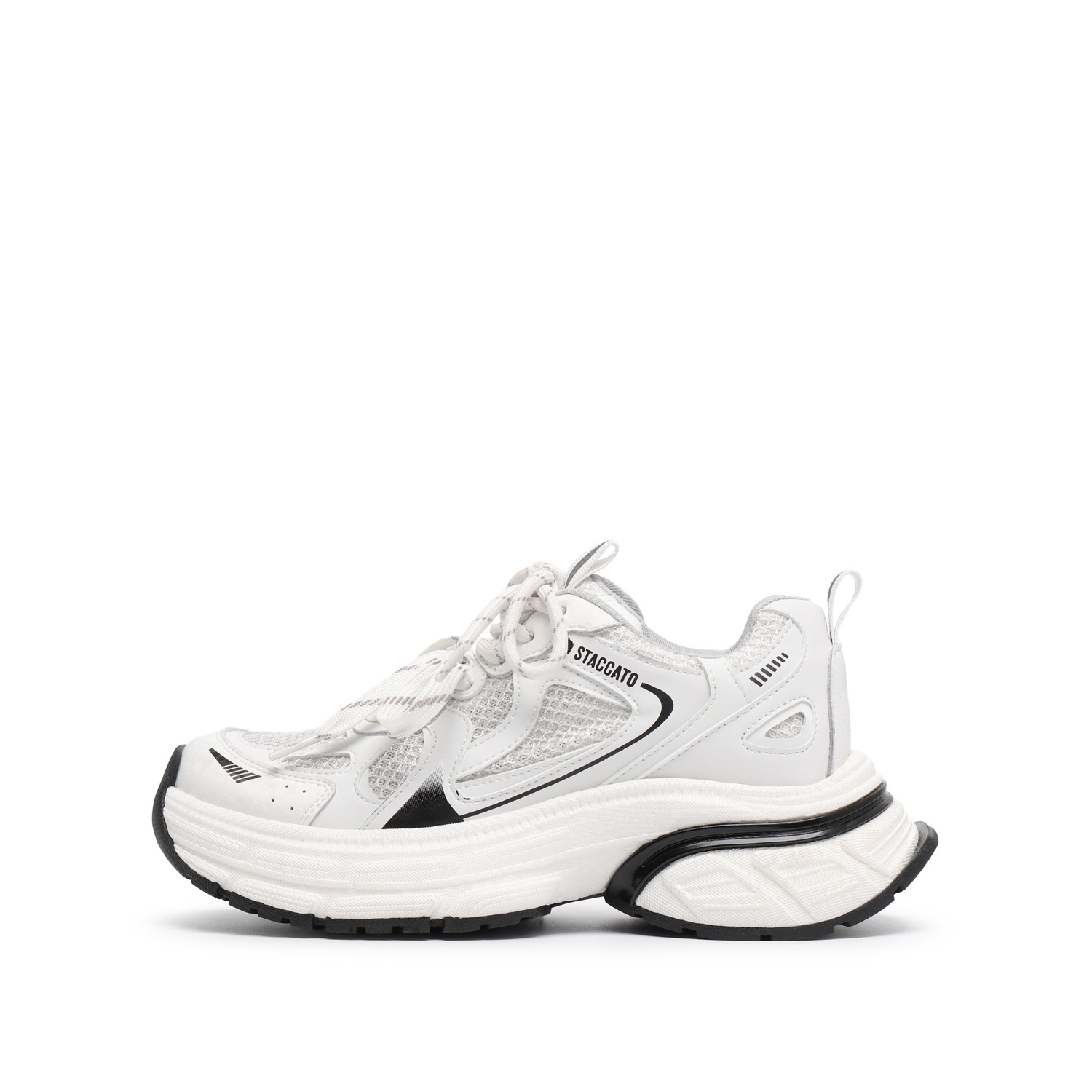 

Износостойкие низкие массивные кроссовки унисекс Staccato, экрю