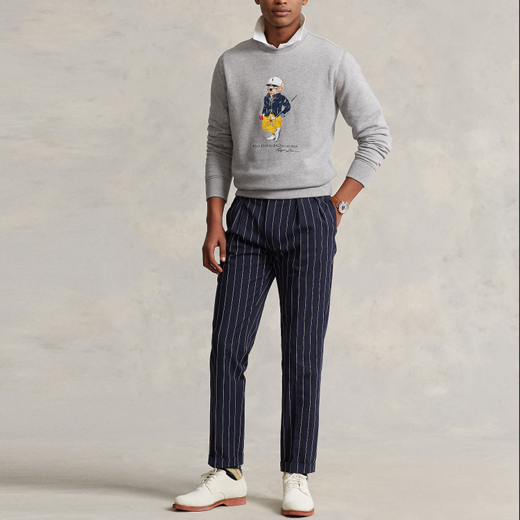 Polo Ralph Lauren SS23 Свитшот мужской серый — фото 4