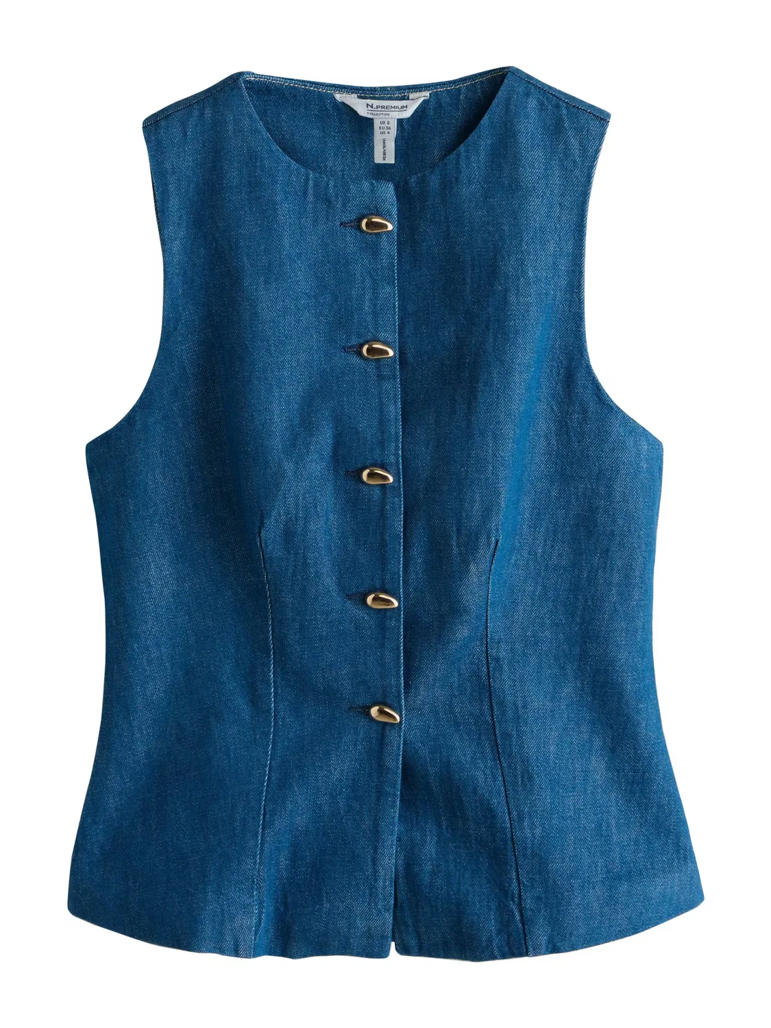Жилет Next Suit Vest N. Premium синего цвета