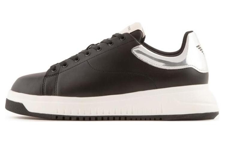 

Кроссовки EMPORIO ARMANI Skateboarding Shoes Men Low-top Black, черный