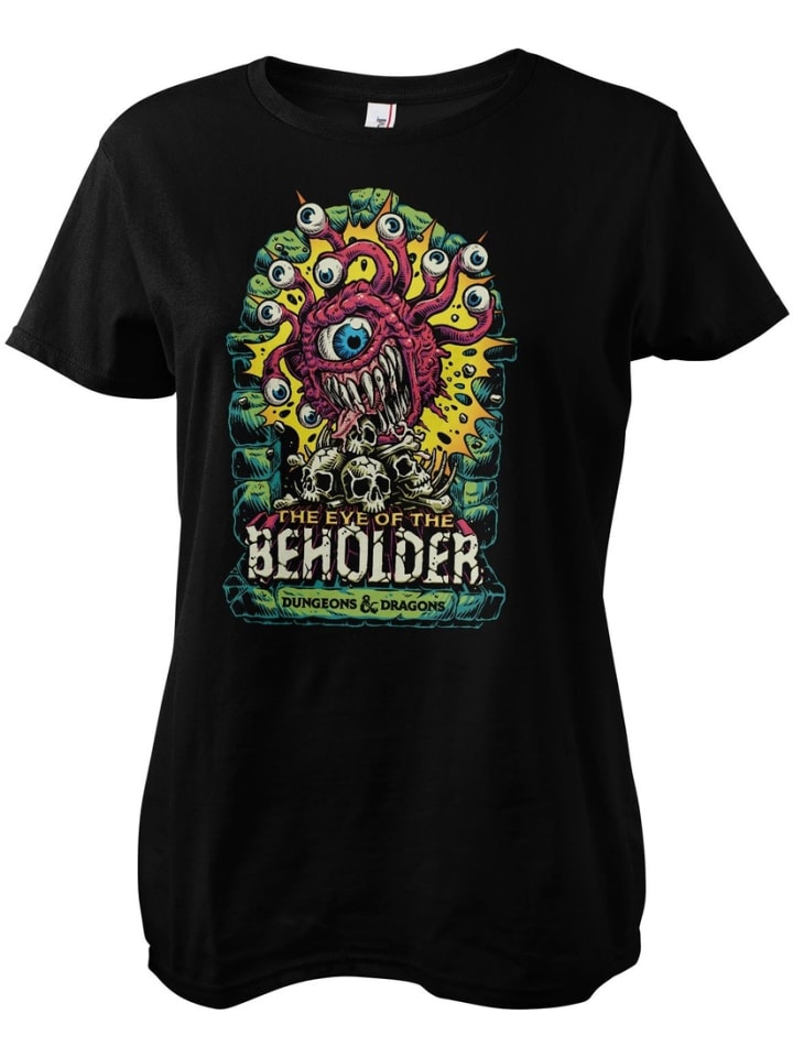 

Dungeons And Dragons Футболка "The Eye Of The Beholder Girly Tee" черного цвета, Черный, Dungeons And Dragons Футболка "The Eye Of The Beholder Girly Tee" черного цвета