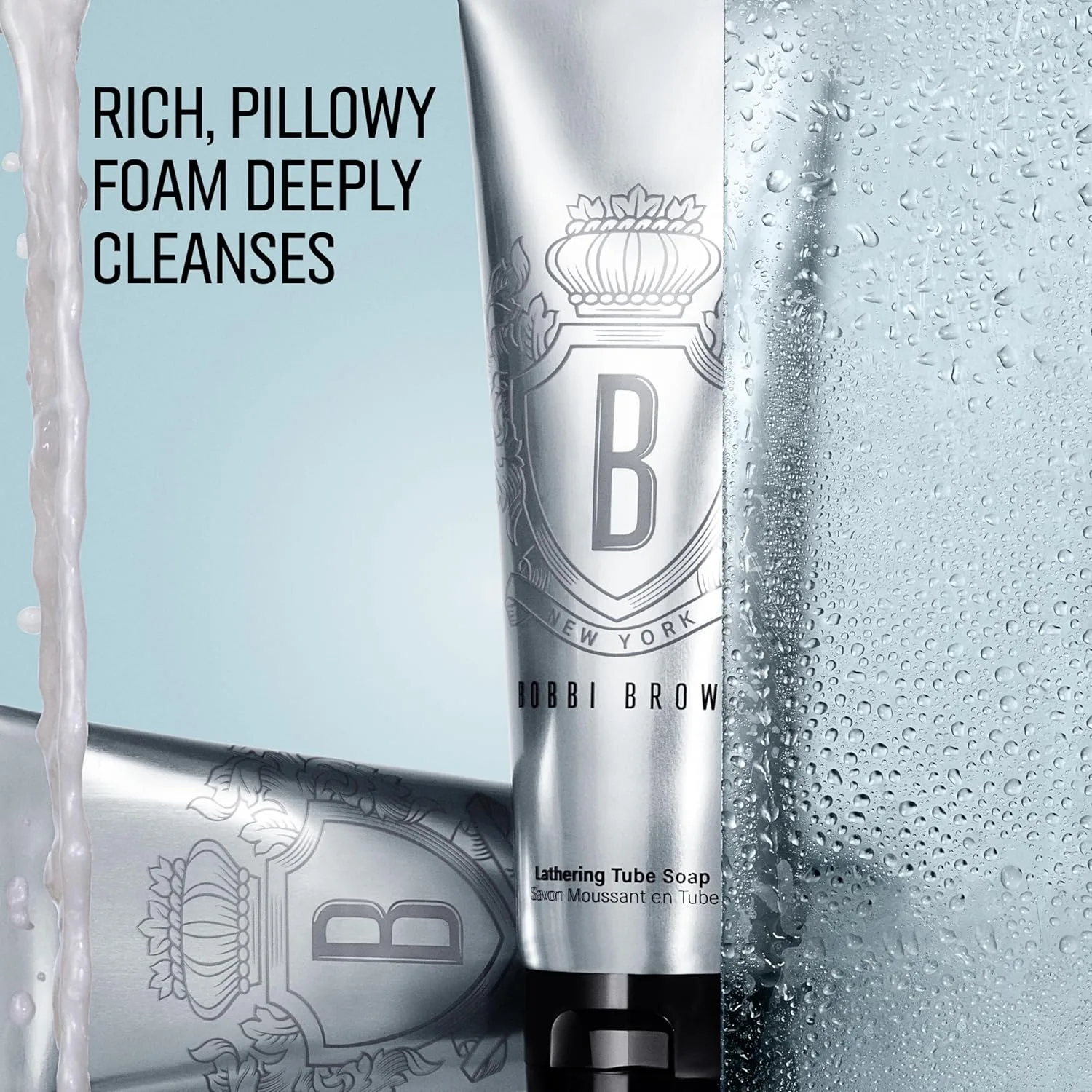 Очищающее мыло Bobbi Brown Lathering Tube Soap | Кремообразная пена, увлажняющее средство для умывания | Технология снятия макияжа на растительной основе, 120 мл, Clear — фото 2