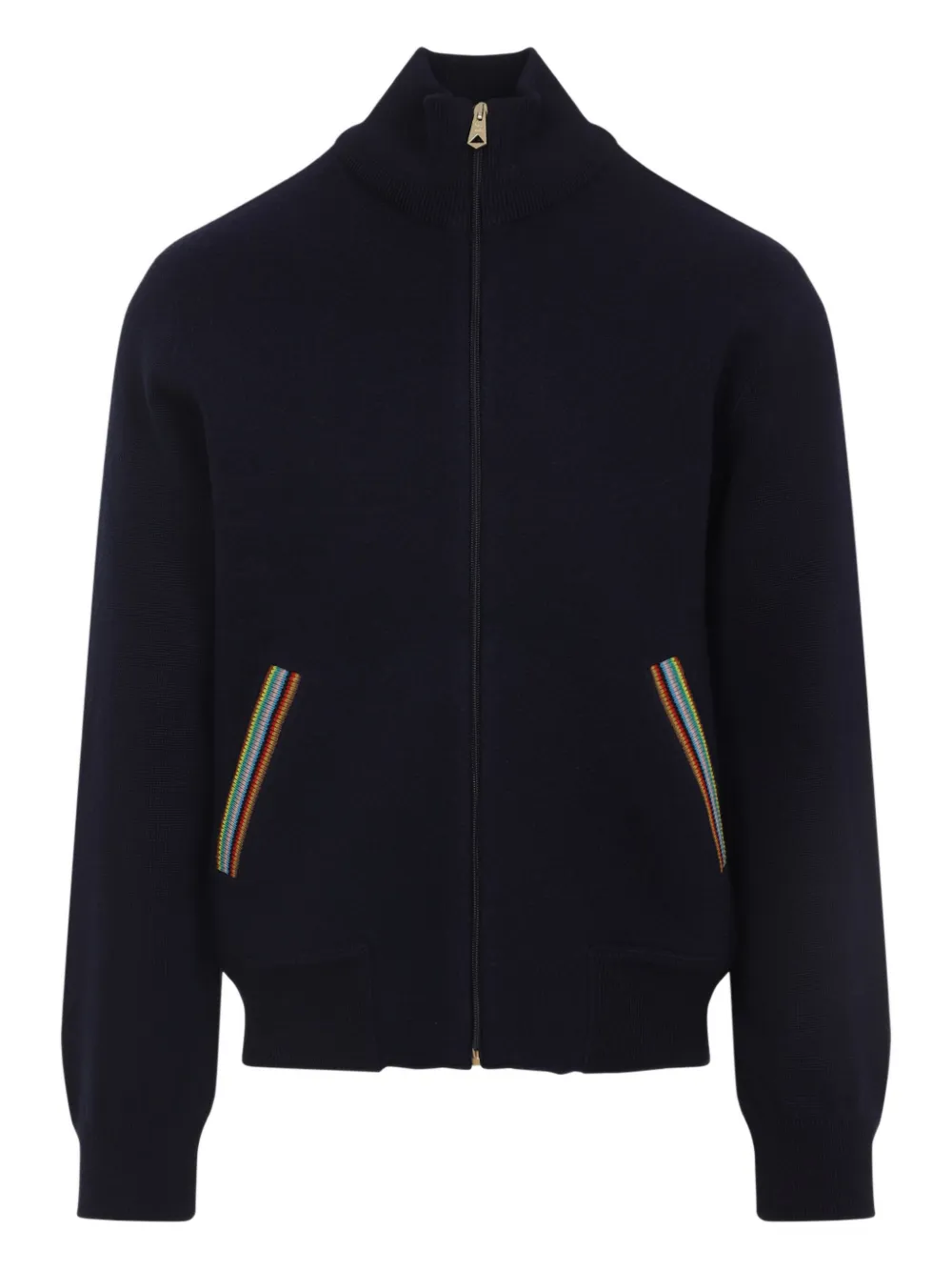 

Полосатая куртка на молнии Paul Smith, черный