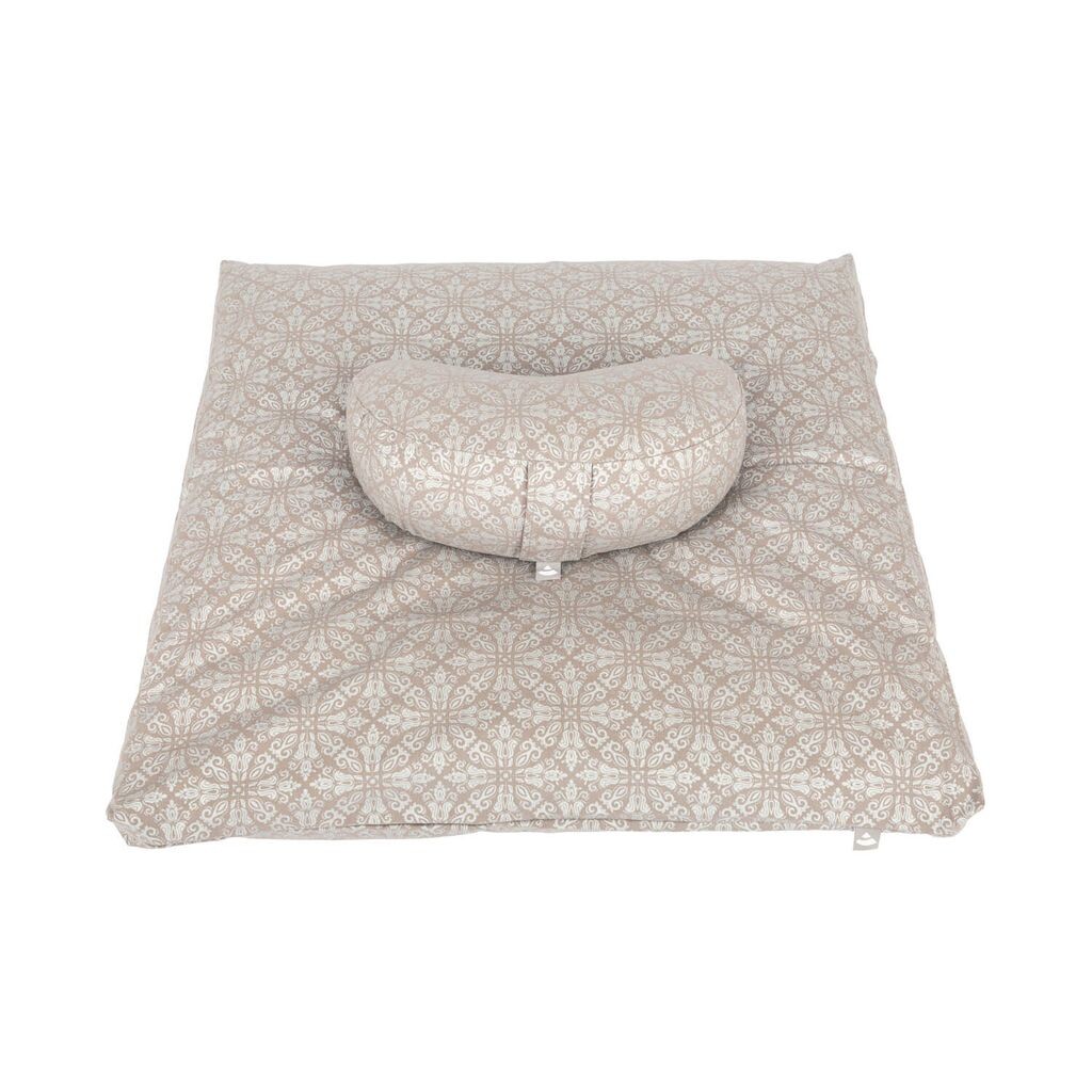 

Набор для медитации: подушка для медитации + забутон | Коллекция Махараджи Bodhi