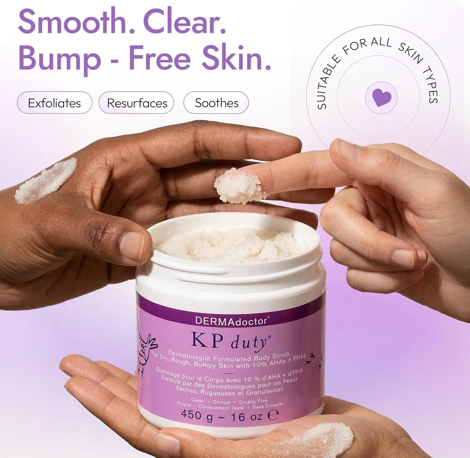 Скраб для тела Derma Doctor KP Duty Dermatologist Formula 16.7 унций — фото 4