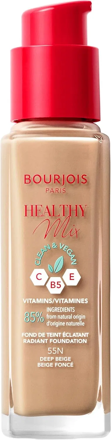 Сияющая тональная основа «Healthy Mix Clean & Vegan» от BOURJOIS Paris Bourjois