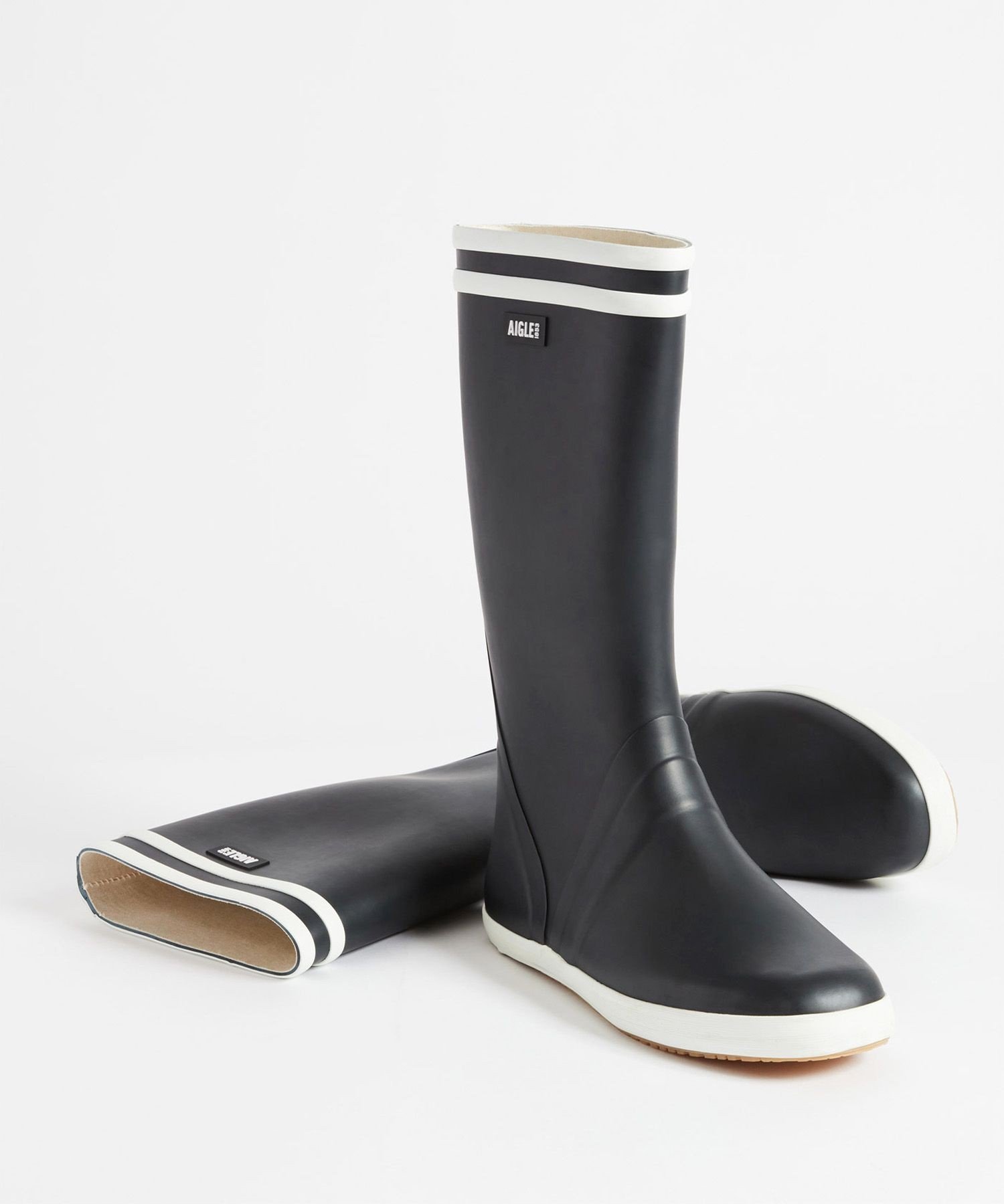 Сапоги Goelan 2 / Double Border Long Boots Aigle, Dark Navy