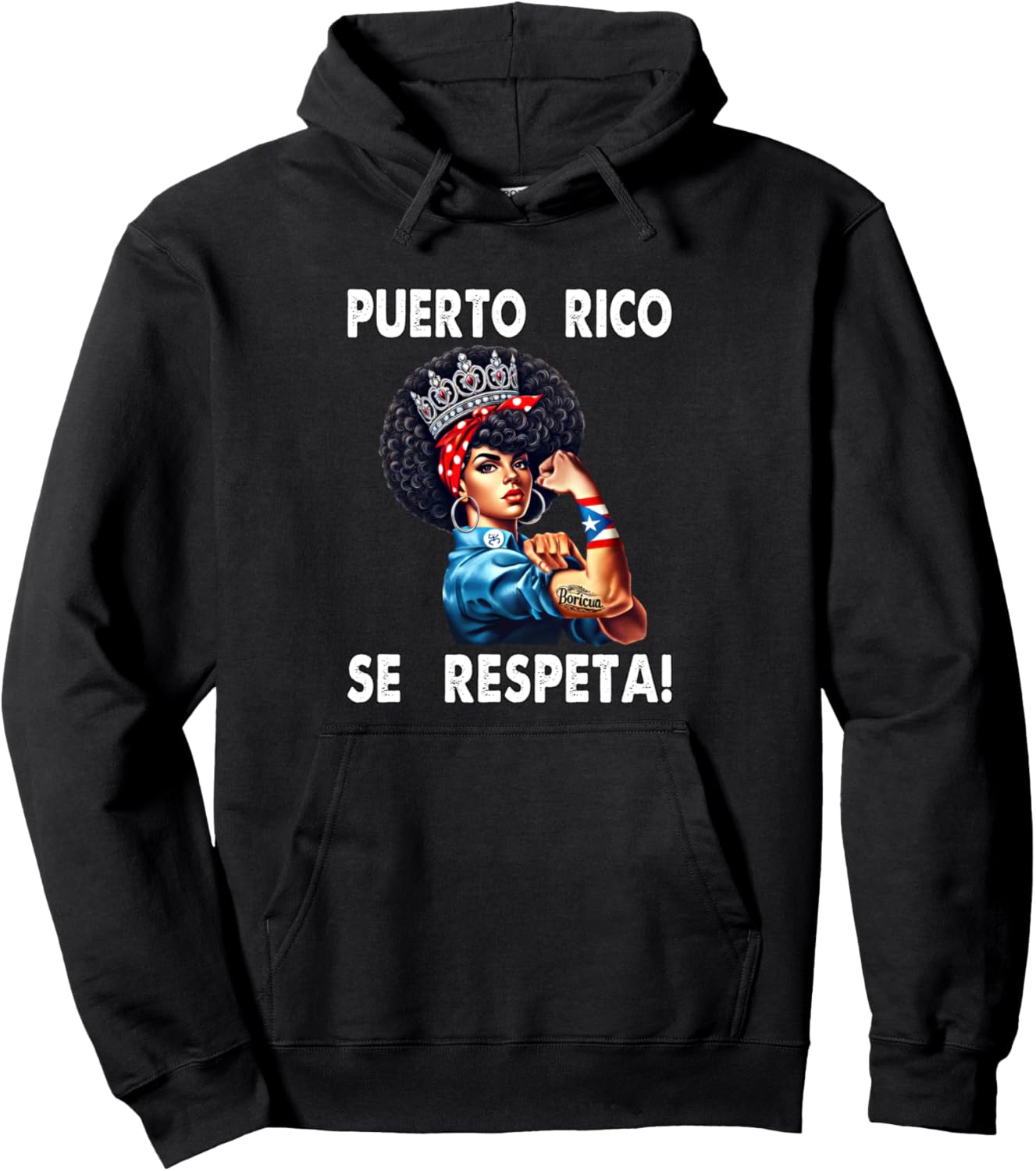 

Худи Puerto Rico Se Respeta Afro Latina Queen Crown Rosie Riveter, черная Puerto Rico Se Respeta Collection, More Here, Черный, Худи Puerto Rico Se Respeta Afro Latina Queen Crown Rosie Riveter, черная Puerto Rico Se Respeta Collection, More Here