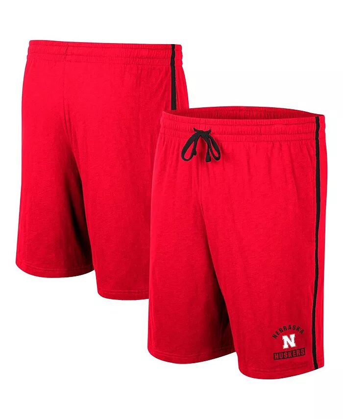 

Мужские шорты Scarlet Nebraska Huskers Thunder Slub Colosseum, красный