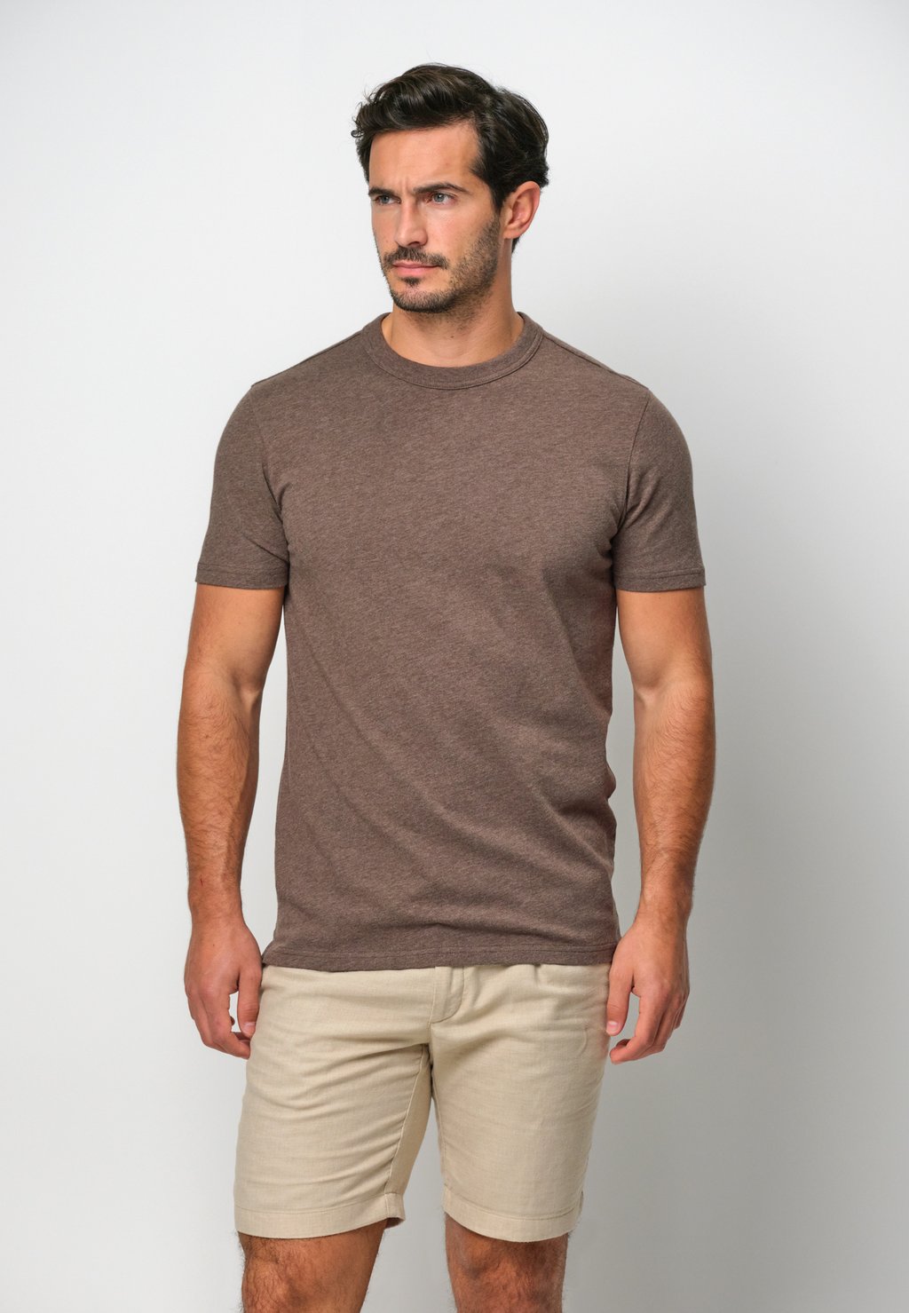 

Базовая футболка SHORT SLEEVE PROFUOMO, темно-коричневый