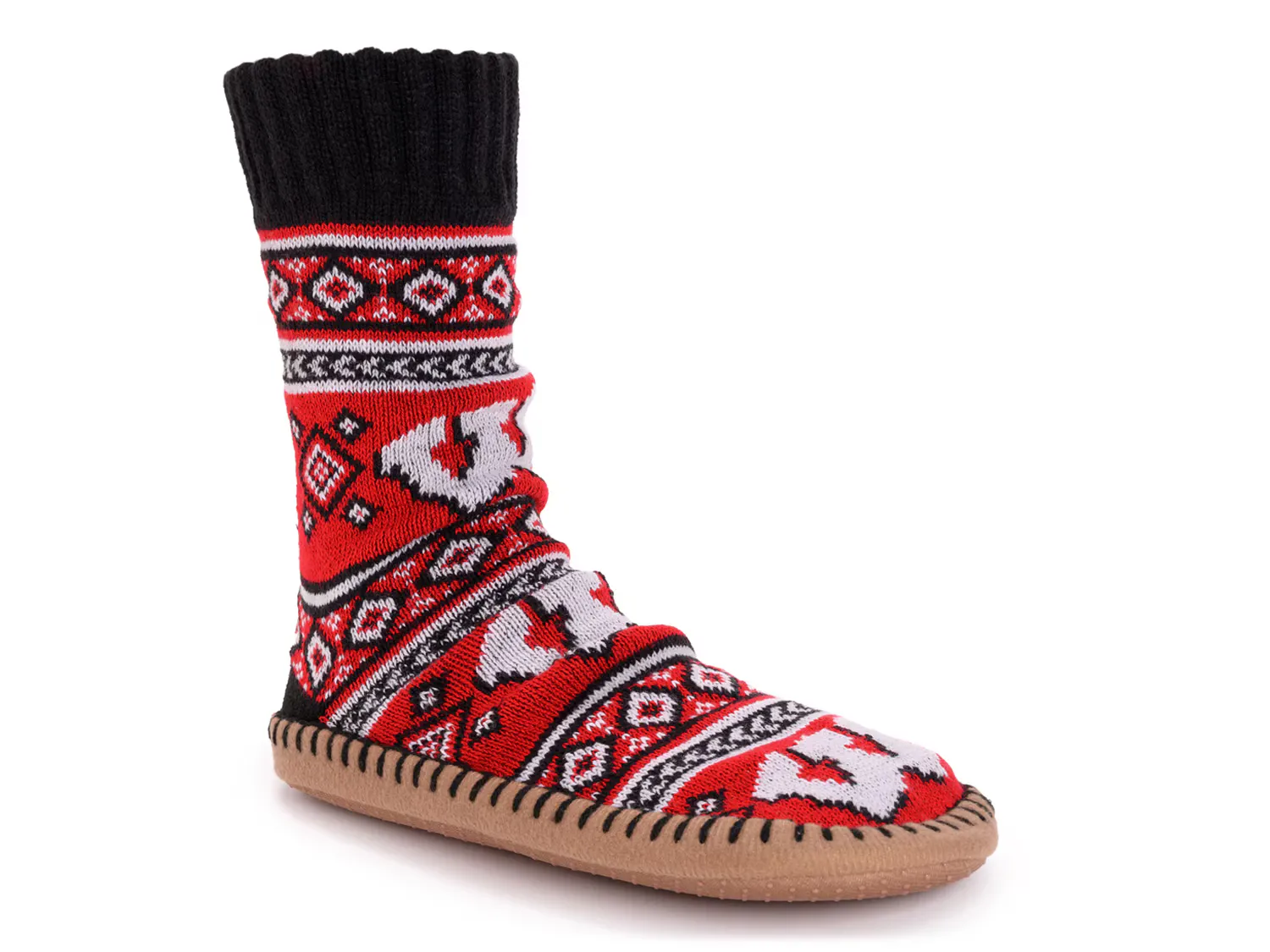 

Носки Game Day Unisex Slipper Socks Muk Luks, цвет wisconsin