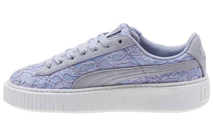 

Кроссовки PUMA Basket Platform Fo Blue Lace Up 'Icelandic Blue' Women's