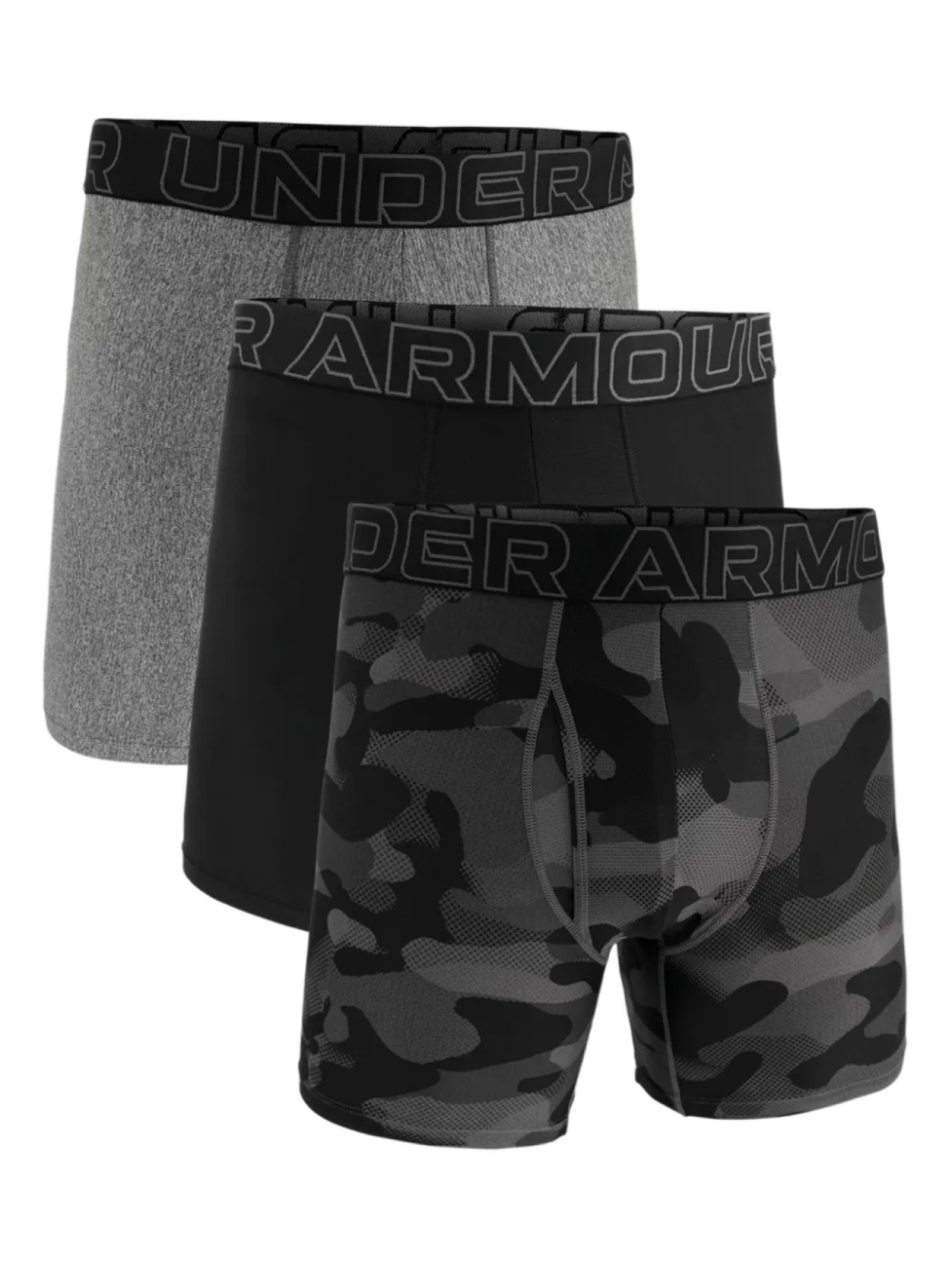 

Under Armour комплект из трех боксеров с логотипом, черный
