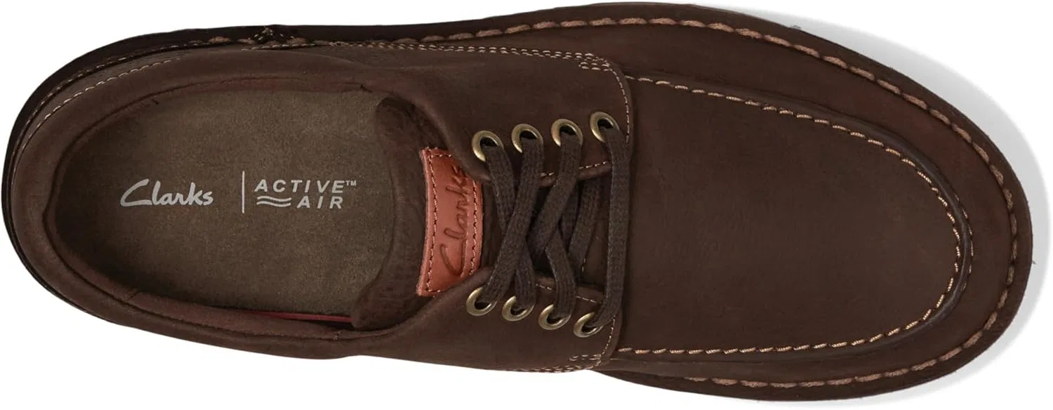 Мужские низкие оксфордские туфли Clarks Gravelle, Dark Brown — фото 3