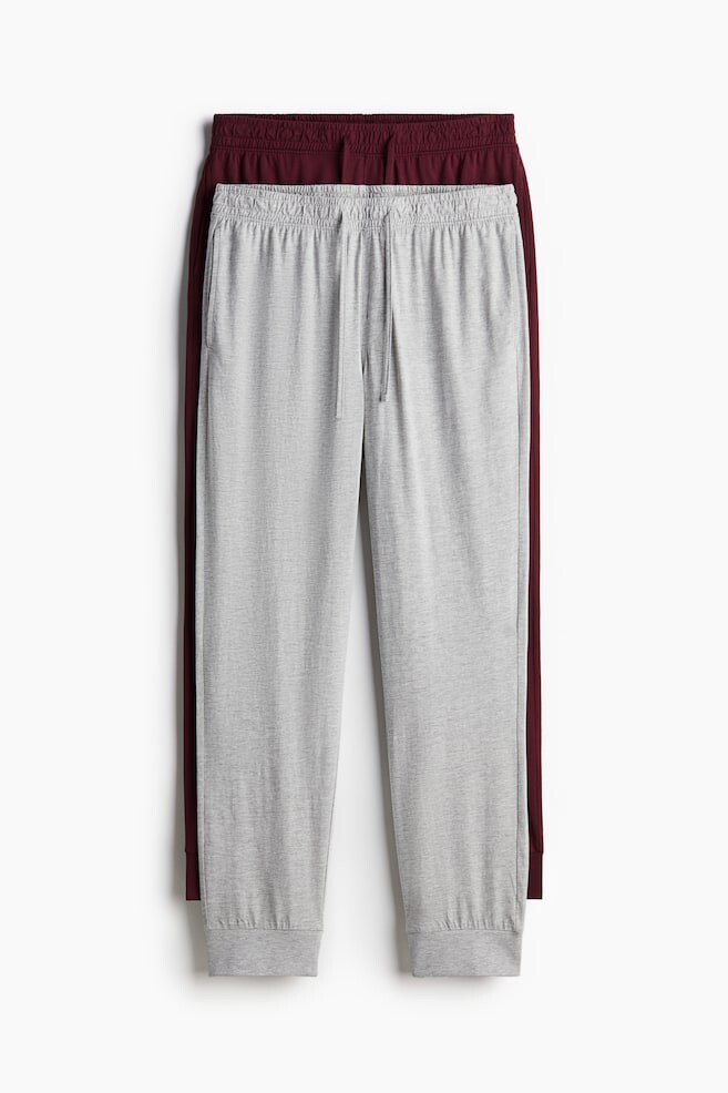 

Комплект из 2 пижамных брюк стандартного кроя H&M, красный