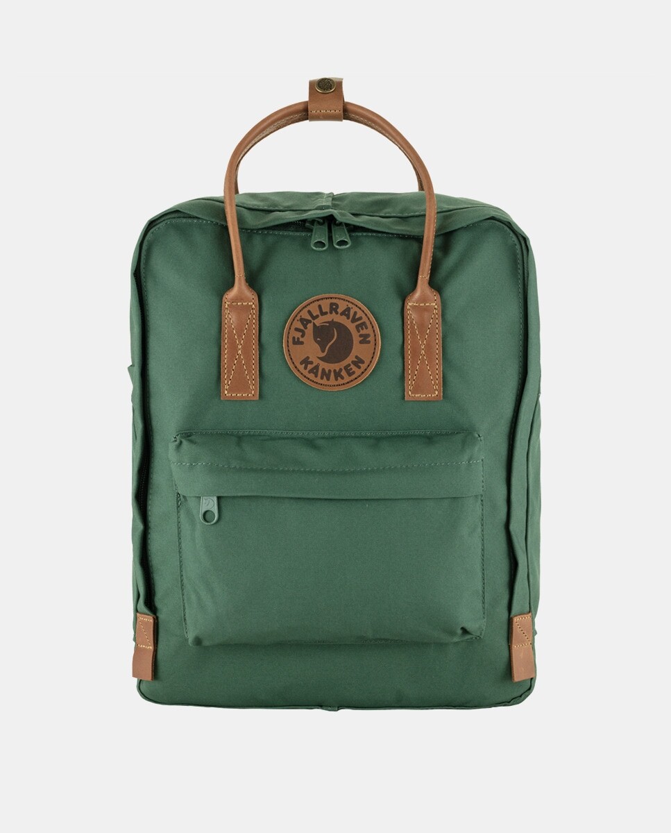

Зеленый рюкзак Kanken No.2 на молнии Fjällräven, зеленый