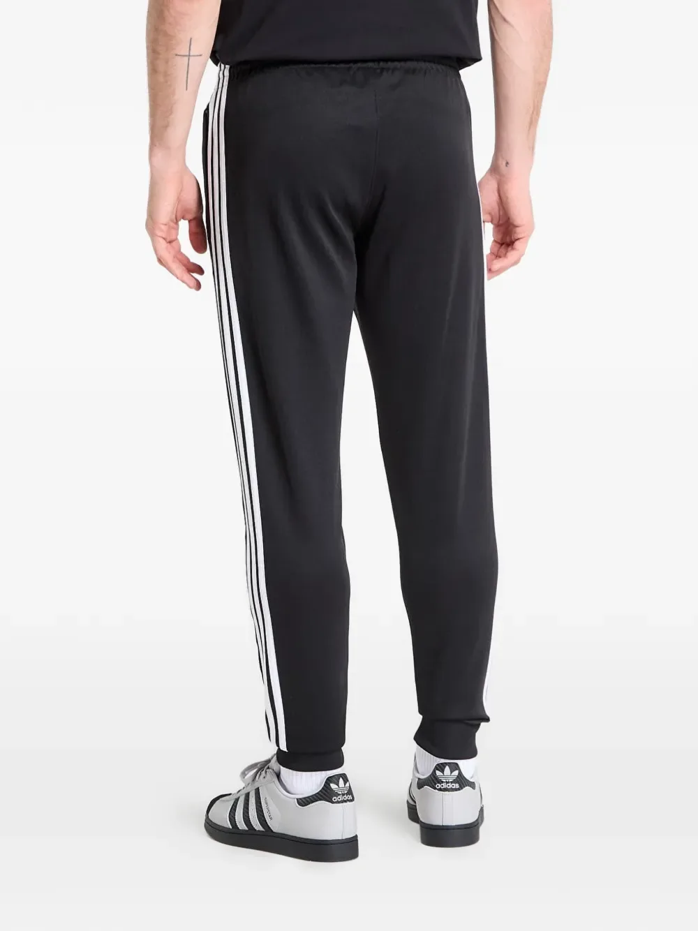 Спортивные брюки SST с тремя полосками Adidas, черный — фото 3