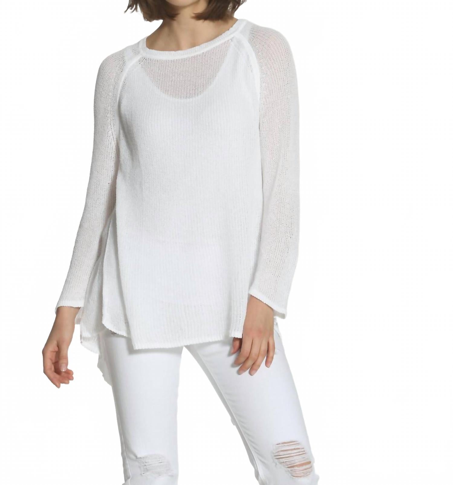 

Женская туника-смокинг белого цвета LABEL+thread