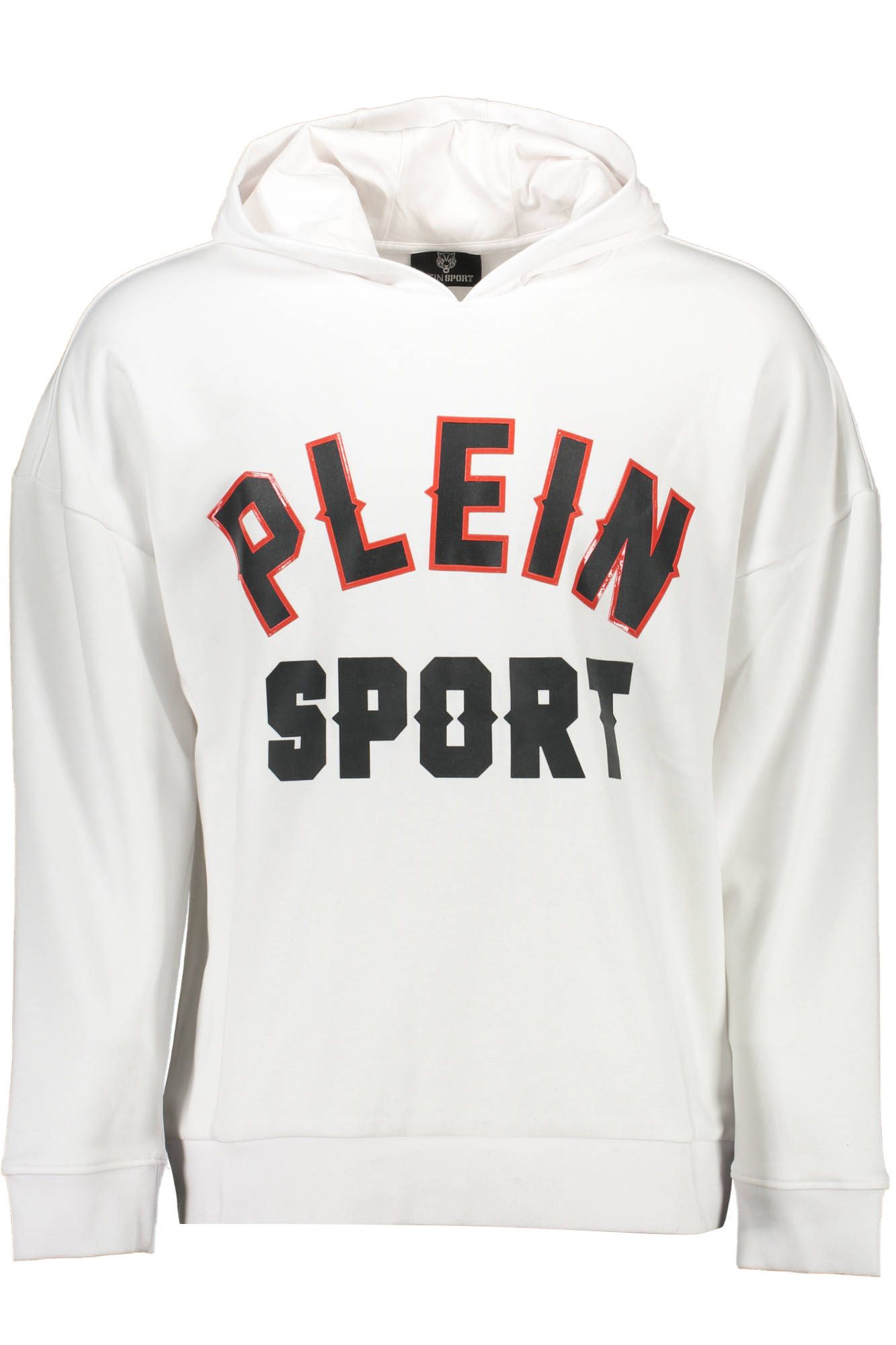 

Белый хлопковый мужской свитер Plein Sport