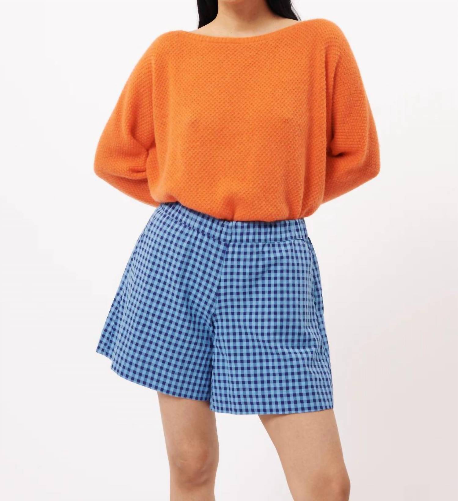 

Шорты Lark Gingham синего цвета FRNCH