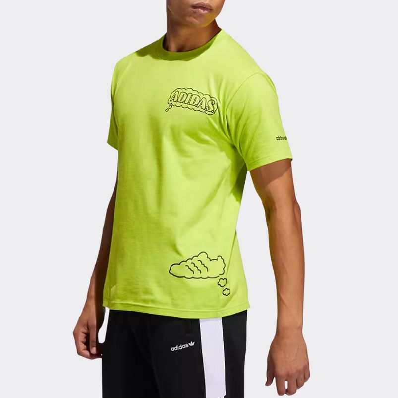 Adidas Originals Футболка мужская зеленая — фото 4