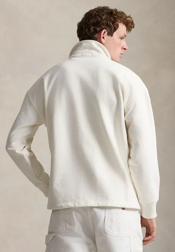 Вязаная полутолстовка на молнии, флисовый джемпер Polo Ralph Lauren, Nevis — фото 3