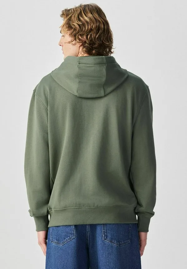 Легкая толстовка с капюшоном на молнии Next, Khaki Green