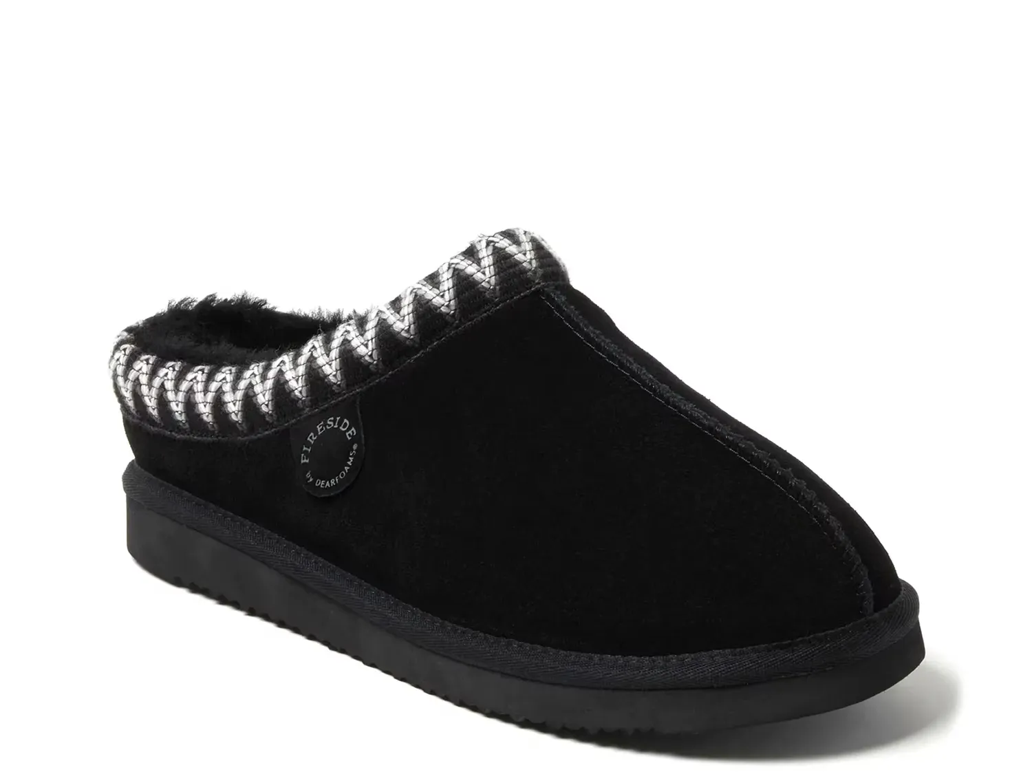 

Grafton Тапочки - мужские Fireside By Dearfoams, Black